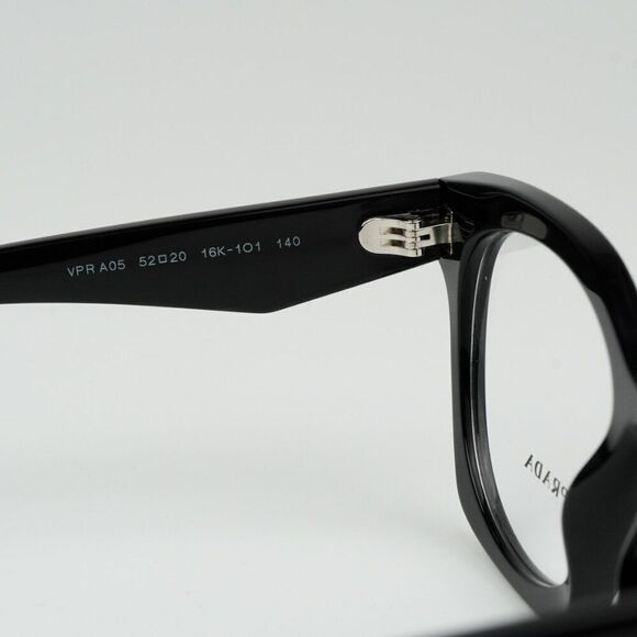 NEW Prada PRA05V 16K1O1 Black Women Cat Eye Eyeglasses PR A05V - Picture 9 of 10